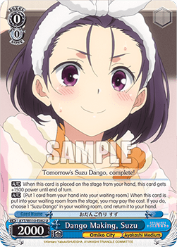Dango Making, Suzu (V.1 - Uncommon) - Ayakashi Triangle