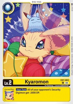 Kyaromon (EX7-003) (V.1) - Digimon Liberator
