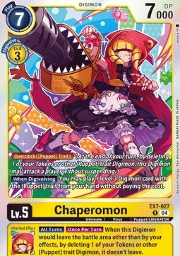 Chaperomon (EX7-027) - Digimon Liberator
