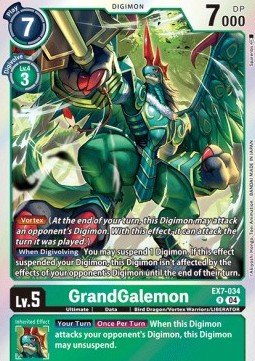 GrandGalemon (EX7-034) - Digimon Liberator