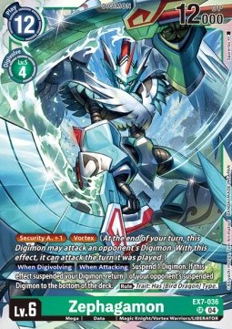Zephagamon (EX7-036) (V.1) - Digimon Liberator