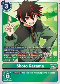 Shoto Kazama (EX7-064) (V.1) - Digimon Liberator
