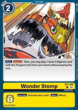 Wonder Stomp (EX7-068) (V.1) - Digimon Liberator