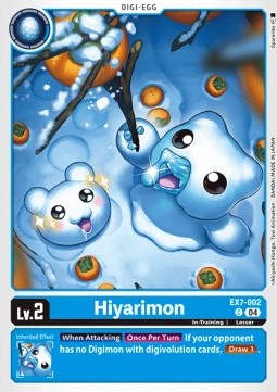 Hiyarimon (EX7-002) (V.1) - Digimon Liberator