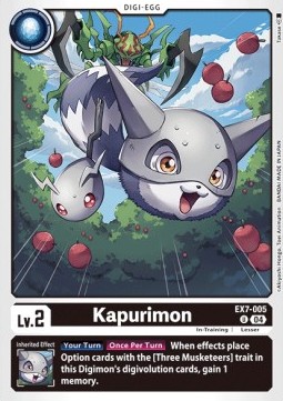 Kapurimon (EX7-005) (V.1) - Digimon Liberator