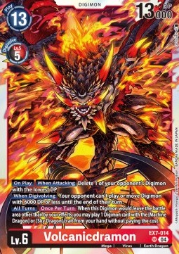 Volcanicdramon (EX7-014) (V.1) - Digimon Liberator
