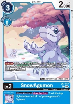 SnowAgumon (EX7-017) (V.1) - Digimon Liberator