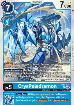 CrysPaledramon (EX7-021) - Digimon Liberator
