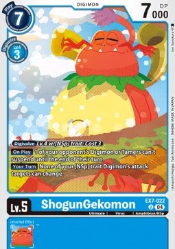 ShogunGekomon (EX7-022) (V.1) - Digimon Liberator