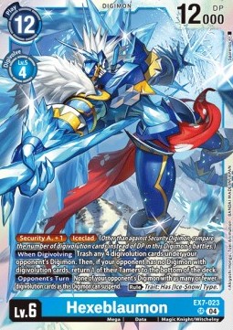 Hexeblaumon (EX7-023) (V.1) - Digimon Liberator