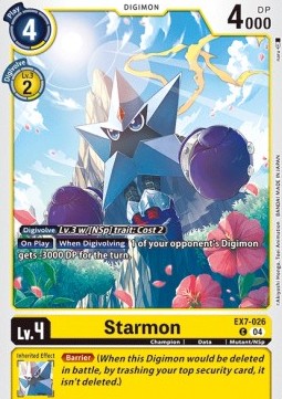 Starmon (EX7-026) (V.1) - Digimon Liberator
