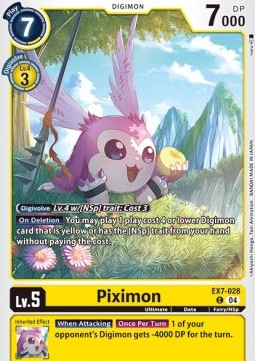 Piximon (EX7-028) (V.1) - Digimon Liberator