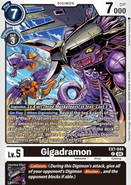 Gigadramon (EX7-044) (V.1) - Digimon Liberator