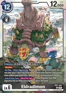 Eldradimon (EX7-047) - Digimon Liberator