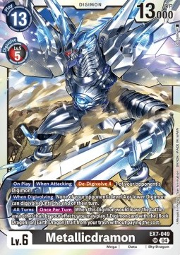 Metallicdramon (EX7-049) (V.1) - Digimon Liberator