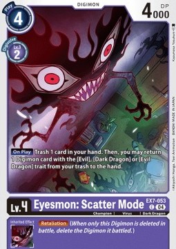 Eyesmon: Scatter Mode (EX7-053) (V.1) - Digimon Liberator