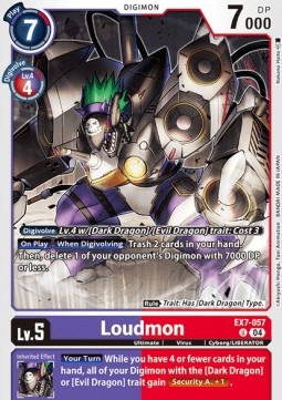 Loudmon (EX7-057) (V.1) - Digimon Liberator
