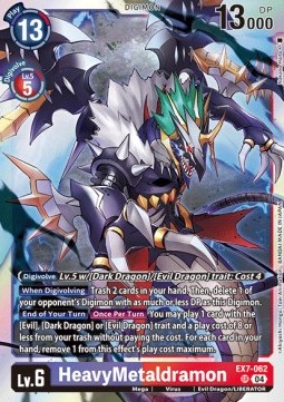 HeavyMetaldramon (EX7-062) (V.1) - Digimon Liberator