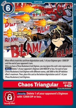 Chaos Triangular (EX7-066) (V.1) - Digimon Liberator