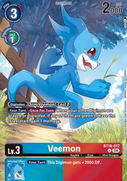 Veemon (BT16-017) - Digimon Liberator