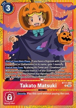 Takato Matsuki (BT17-080) - Special Tournament Promos