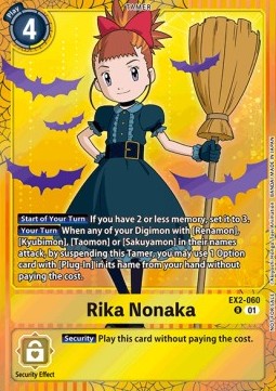 Rika Nonaka (EX2-060) - Special Tournament Promos
