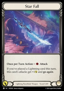 Star Fall (Cold Foil) - Rosetta