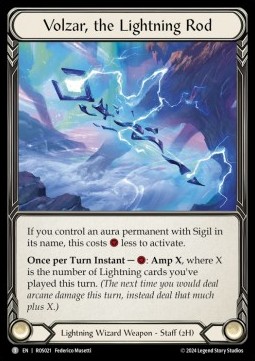 Volzar, the Lightning Rod (Cold Foil) - Rosetta