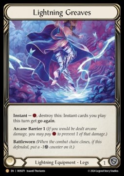 Lightning Greaves (Rainbow Foil) - Rosetta