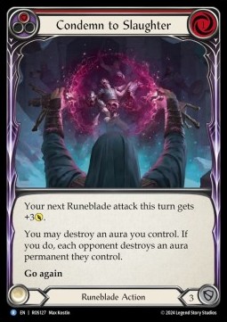 Condemn to Slaughter (Red) (Regular) - Rosetta