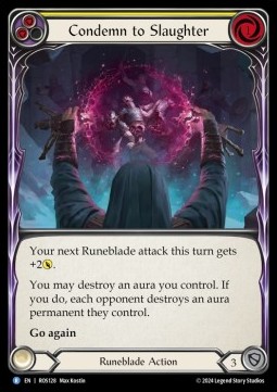 Condemn to Slaughter (Yellow) (Regular) - Rosetta