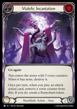 Malefic Incantation (Red) (Regular) - Rosetta