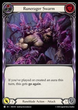 Runerager Swarm (Red) (Rainbow Foil) - Rosetta