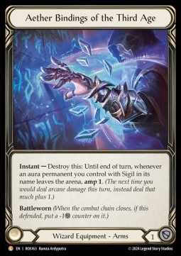 Aether Bindings of the Third Age (Rainbow Foil) - Rosetta