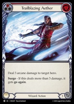 Trailblazing Aether (Red) (Regular) - Rosetta