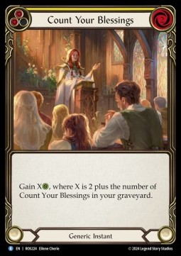 Count Your Blessings (Yellow) (Regular) - Rosetta