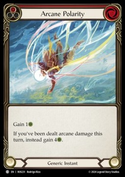 Arcane Polarity (Red) (Rainbow Foil) - Rosetta