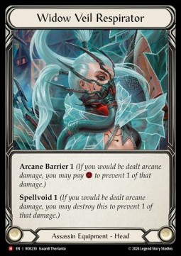 Widow Veil Respirator (Regular) - Rosetta