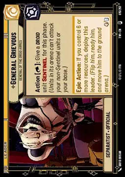 General Grievous, General of the Droid Armies - Twilight of the Republic