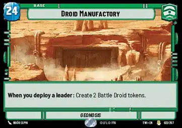 Droid Manufactory - Twilight of the Republic