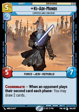 Ki-Adi-Mundi, Composed and Confident - Twilight of the Republic