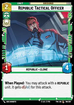 Republic Tactical Officer - Twilight of the Republic