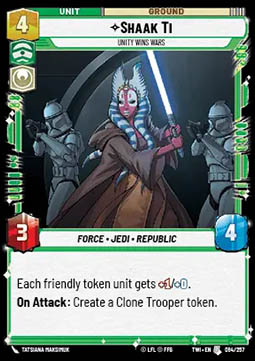 Shaak Ti, Unity Wins Wars - Twilight of the Republic