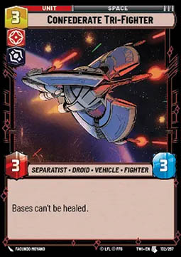 Confederate Tri-Fighter - Twilight of the Republic