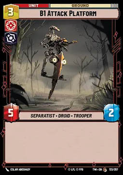B1 Attack Platform - Twilight of the Republic