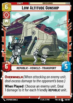 Low Altitude Gunship - Twilight of the Republic