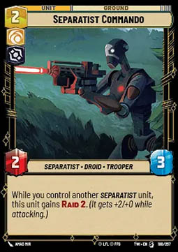 Separatist Commando - Twilight of the Republic