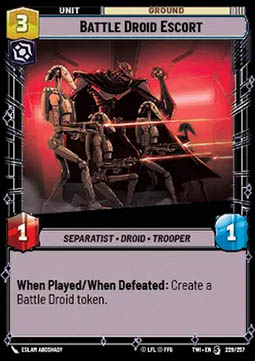 Battle Droid Escort - Twilight of the Republic