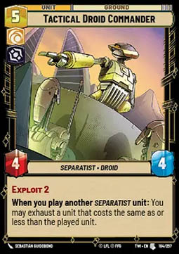 Tactical Droid Commander - Twilight of the Republic