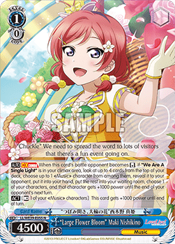 “Large Flower Bloom” Maki Nishikino (V.1 - Common) - Love Live! School idol festival Series 10th Anniversary Premium Booster